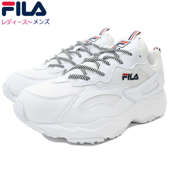 フィラ FILA スニーカー レディース & メンズ レイ トレイサー White(FILA RAY TRACER ダッドシューズ ダッドスニーカー ホワイト 白 SNEAKER LADIES MENS・靴 シューズ SHOES F5055-3130) ice filed icefield