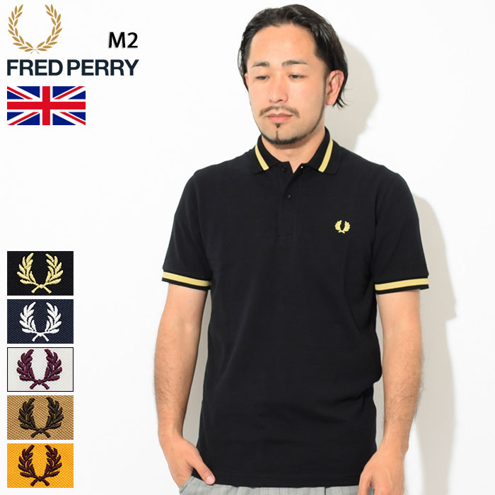 フレッドペリー フレッドペリー FRED PERRY ポロシャツ 半袖 メンズ M2 シングル ティップド フレッド ペリー ( FREDPERRY M2 英国製 イギリス 鹿の子 ポロ トップス フレッド ペリー フレッド・ペリー )