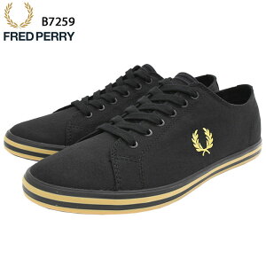 フレッドペリー FRED PERRY スニーカー メンズ 男性用 キングストン ツイル Black/Champagne ( FREDPERRY B7259-157 KINGSTON TWILL ブラック 黒 SNEAKER MENS・靴 シューズ SHOES フレッド ペリー フレッド・ペリー) ice field icefield