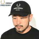 フレッドペリー FRED PERRY キャップ コットン キャンバス ブランデッド ( FREDPERRY HW8667 Cotton Canvas Brand...