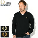 フレッドペリー FRED PERRY セーター メンズ クラシック Vネック ( FREDPERRY K9600 Classic V-Neck Sweater Jumper ニット トップス フレッド ペリー フレッド ペリー ) ice field icefield