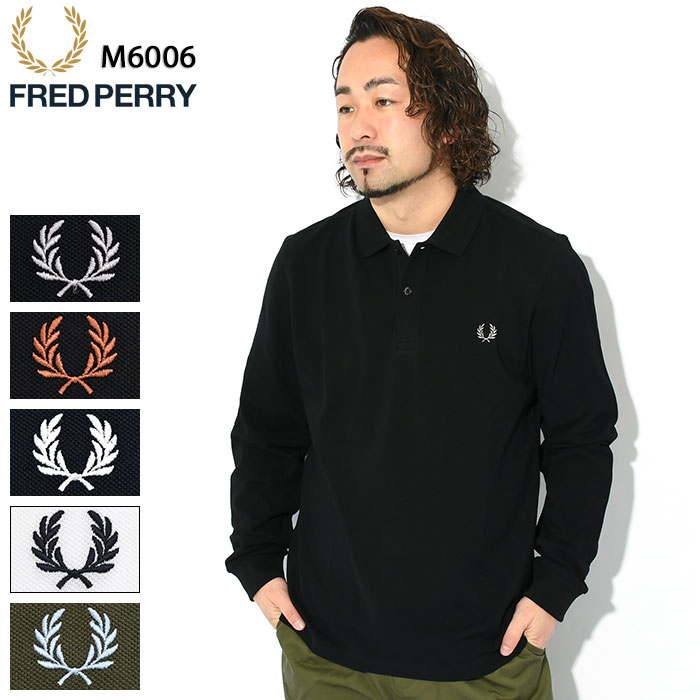 フレッドペリー フレッドペリー FRED PERRY ポロシャツ 長袖 メンズ M6006 プレーン フレッド ペリー ( FREDPERRY M6006 Plain Fred Perry L/S Polo Shirt 鹿の子 ポロ トップス フレッド ペリー フレッド・ペリー )