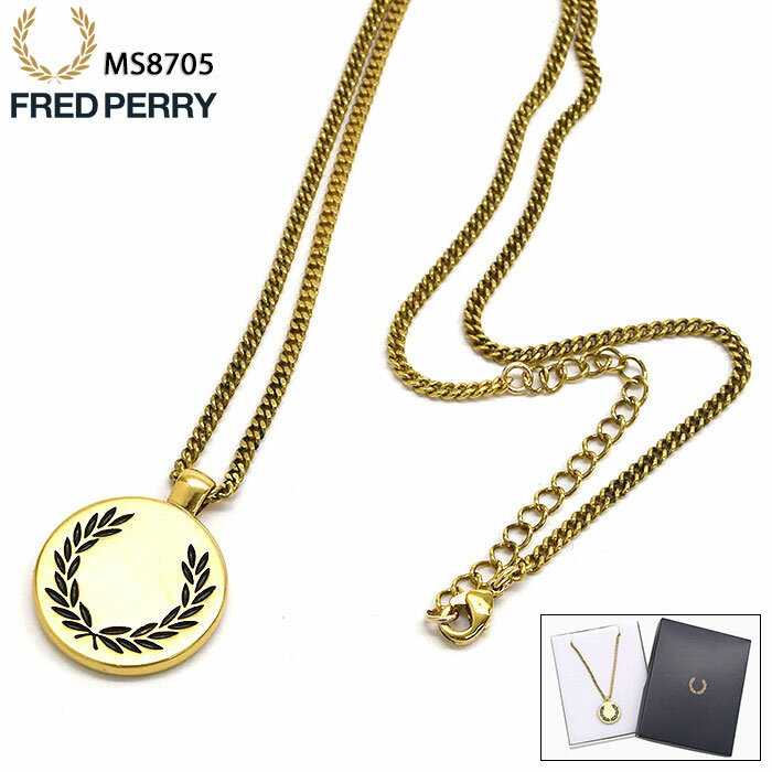 フレッドペリー FRED PERRY ネックレス ローレル リース ペンダント ( FREDPERR