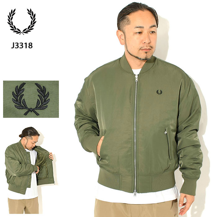 FRED PERRY グリーン ジップアップジャケット L 即決値引きします！ 楽天市場】FREDPERRY フレッドペリー（カラーカーキグリーン）（コート