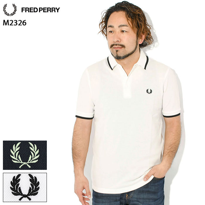 乐天商城 - フレッドペリー FRED PERRY ポロシャツ 半袖 メンズ カラー ディテール ( FREDPERRY M2326 Collar Detail S/S Polo Shirt 鹿の子 ピケ ポロ トップス フレッド ペリー フレッド・ペリー )