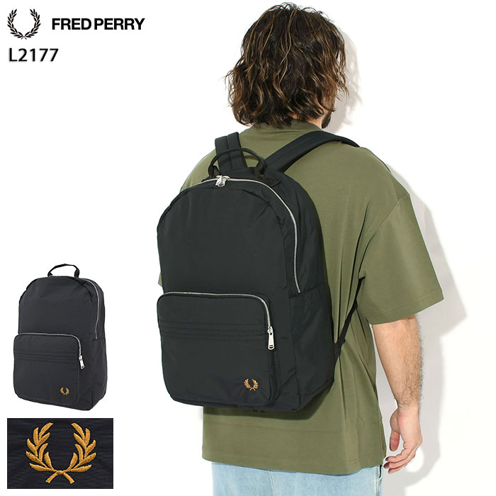 Rakuten - フレッドペリー FRED PERRY リュック ブレンタム バックパック ( FREDPERRY L2177 Brentham Backpack Bag バッグ Daypack デイパック 普段使い 通勤 通学 メンズ レディース ユニセックス 男女兼用 フレッド ペリー フレッド・ペリー )