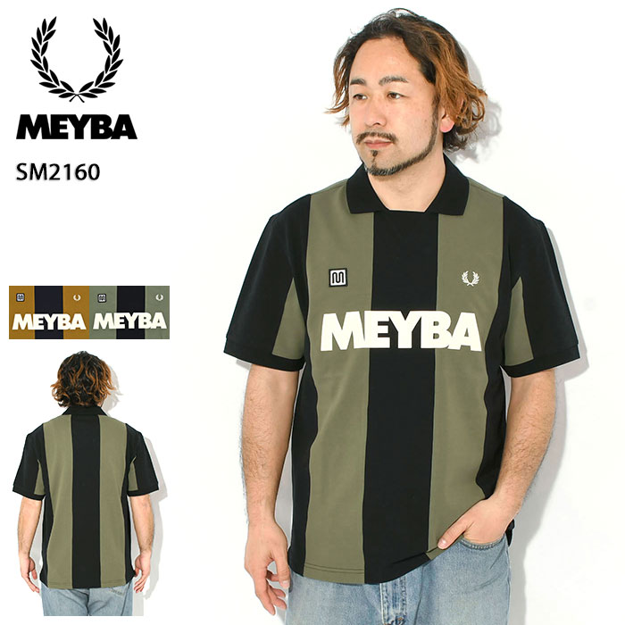 Rakuten - フレッドペリー FRED PERRY ポロシャツ 半袖 メンズ メイバ カット アンド ソー コラボ ( FREDPERRY×MEYBA Cut And Sew S/S Polo Shirt SM2160 ポロ トップス フレッド ペリー フレッド・ペリー )