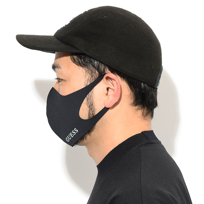 【ネコポス送料無料】ゲス GUESS マスク ゲス ロゴ ( GUESS GUESS Logo Mask 洗える 立体型 風邪 花粉 ほこり 抗菌 消臭 速乾 UVカット 2枚入り おしゃれ ファッション カジュアル 即納 メンズ レディース ユニセックス 男女兼用 MK2A7724RT )[M便 1/4] ice field icefield