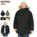 【ポイント10倍】ヒューストン HOUSTON ジャケット メンズ M-65 パーカー ウィズ ライナー コート ( HOUSTON M-65 Parka Wi...