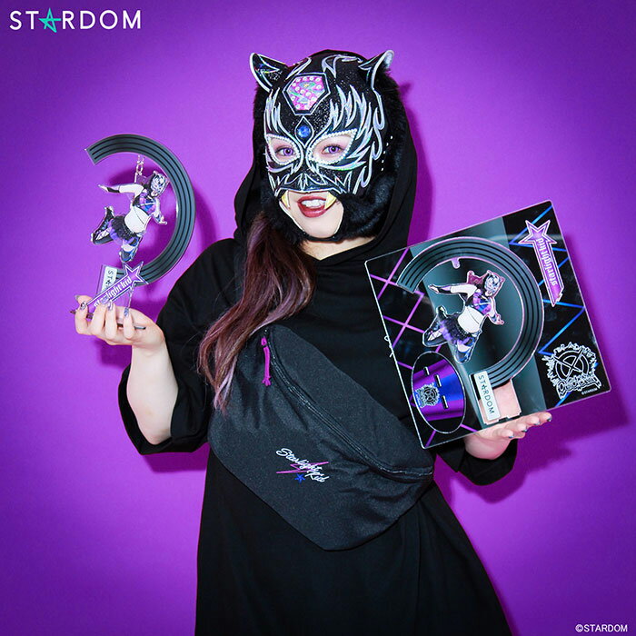 HTML ZERO3×STARDOM スターライト・キッド コラボ アクリルスタンド ( エイチティエムエル ゼロスリー×スターダム スターライト・キッド 闇虎 Big Acrylic Stand アクリルフィギュア HTML-ACS271 )のサムネイル