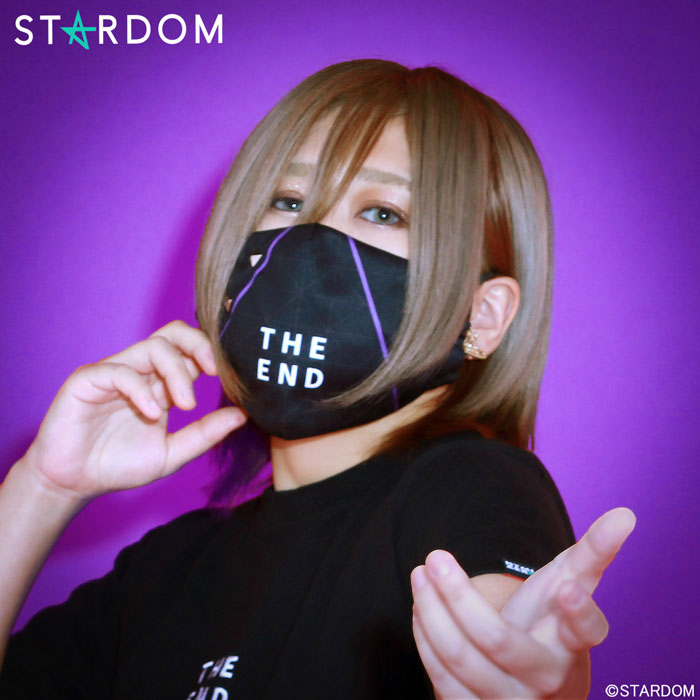 HTML ZERO3×STARDOM 小波 コラボ マスクカバー メンズ ( エイチティエムエル ゼロスリー×スターダム 小波 THE END マスクカバーセット HTML-ACS272 )[M便 1/1]のサムネイル