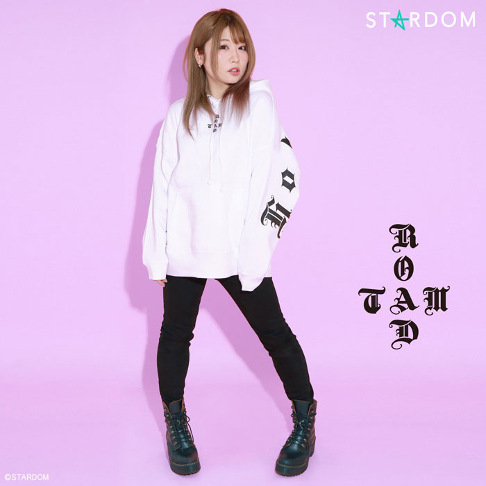 HTML ZERO3×STARDOM 中野たむ コラボ パーカー プルオーバー メンズ レディース ( エイチティエムエル ゼロスリー×スターダム 中野たむ Holy White Big Hoodie ビッグシルエット フード フーディ Pull Over Hoody Parker トップス HTML-PA179 )