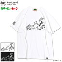 エイチティエムエル ゼロスリー HTML ZERO3 Tシャツ 半袖 メンズ ガチャピン ピーキー ライダー スケート コラボ ( Gachapin Peaky Rider Skate Tee ティーシャツ T-SHIRTS トップス HTML-T586 ゴールデンボンバー 金爆 喜矢武 キャン )[M便 1/1]