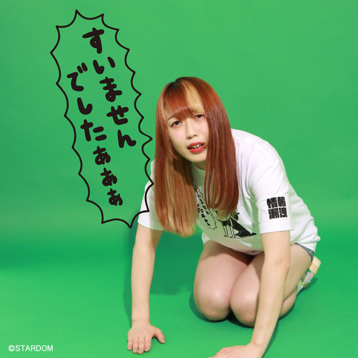HTML ZERO3×STARDOM 上谷沙弥 コラボ Tシャツ 半袖 メンズ ( エイチティエムエル ゼロスリー×スターダム 上谷沙弥 謝罪 S/S Tee ティーシャツ HTML-T601 )[M便 1/1]のサムネイル