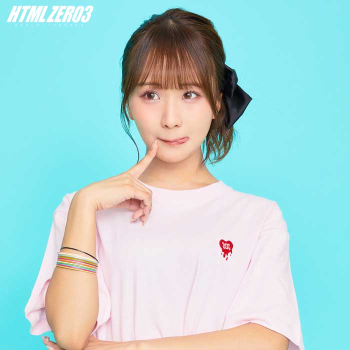 【3月下旬発送予定】エイチティエムエル ゼロスリー HTML ZERO3 Tシャツ 半袖 メンズ 森脇梨々夏 リリスイーツ コラボ ( HTML ZERO3×森脇梨々夏 Ririsweets S/S Tee ティーシャツ T-SHIRTS カットソー トップス HTML-T622 )[M便 1/1]