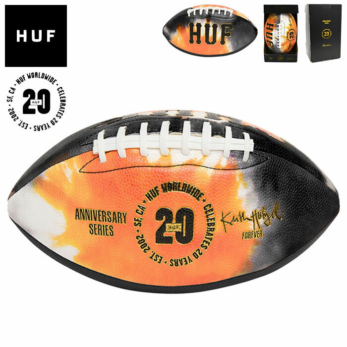 ハフ HUF ボール 20th アニバーサリー フットボール ( HUF 20th Anniversary Football アメフト アメリ..