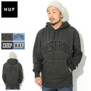 ハフ HUF パーカー プルオーバー メンズ デストロイ リビルド フェイデッド ( HUF Destroy Rebuild Faded Pullover Hoodie フード フーディ スウェット Pull Over Hoody Parker トップス メンズ 男性用 FL00187 ) ice field icefield