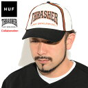 スラッシャー ハフ HUF キャップ メンズ スラッシャー センター フィールド スナップバックキャップ コラボ ( HUF×THRASHER Center Field Snapback Cap 帽子 メンズ 男性用 HT00697 ) ice field icefield