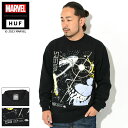 nt HUF g[i[ Y }[x AxW[Y TmX AC EHbVh N[lbN XEFbg R{ ( HUF~MARVEL AVENGERS Thanos Eye Washed Crewneck Sweat XGbg gi[ gCi[ gbvX Y jp PF00656 )