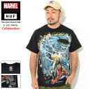 ハフ HUF Tシャツ 半袖 メンズ マーベル ハルク バトル コラボ ( HUF×MARVEL HULK Battle S/S Tee スパイダーマン ティーシャツ T-SHIRTS カットソー トップス メンズ 男性用 TS01976 ) M便 1/1 ice field icefield