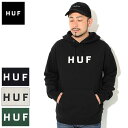 ハフ HUF パーカー プルオーバー メンズ エッセンシャルズ OG ロゴ ( HUF Essentials OG Logo Pullover Hoodie フード フーディ スウェット Pull Over Hoody Parker トップス メンズ 男性用 PF00490 PF00099 ) ice field icefield