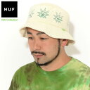 ハフ HUF ハット メンズ グリーン バディ テリー クロス バケットハット ( HUF Green Buddy Terry Cloth Bucket Hat 420 Collection 帽子 メンズ 男性用 HT00602 )[M便 1/1] ice field icefield