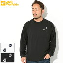 ジャックウルフスキン Jack Wolfskin ロンT Tシャツ 長袖 メンズ ポー イン ポケット ( Jack Wolfskin Paw In Pocket L/S Tee ポケT ティーシャツ T-SHIRTS カットソー ロング ロンティー 長袖Tシャツ トップス アウトドア 5030821 ) ice field icefield