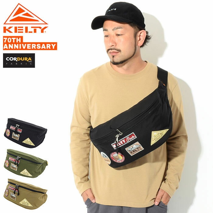 ケルティ KELTY ウエストバッグ 70th アニバーサリー ビッグ ファニー ヒップ バッグ ( kelty 70th Anniversary Big Fanny Hip Bag 70周年記念 ウエストポーチ ヒップバッグ ボディバッグ メンズ & レディース ユニセックス 男女兼用 ケルティー 249249722 )