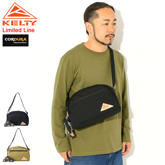 メーカー希望小売価格はメーカー商品タグに基づいて掲載しています。 バリエーション Limited Zip S Tote Bag Limited Curve M Shoulder Bag Limited Round Top M Bag Limited Vertical Shoulder Bag ブランド説明 バックパックと言う言葉がまだなかった時代。まだ大戦からわずか7年後の1952年の事。その当時、パックと言えば軍用の布製のモノしかなかった。 建築家であり、生粋のアウトドアマンであったディック・ケルティは、既存のパックに飽き足らず、持ち前の想像力と技術を駆使し、自宅のガレージにてオアックの試作に明け暮れていた。溶接機を片手にアルミチューブと格闘し、妻のニーナはミシンをかけ続け、辿り着いたのは「フレーム＋パック」というアイデア。ここにバックパックの原型が産まれた。 試作を繰り返し年末にできた完成品はわずか29個。翌年、翌々年と販売を続けるが数百個を売るのがやっとであったが、やがて転機が訪れる。 アルミチューブのフレームとパックを一体化し、ショルダーストラップとウェストベルトを組み合わせ、抜群の携帯性能をもたせたKELTYの製品は、カタログ通販を通じて全米の若者達の間で大人気を博す。 60年代の後半からアメリカで沸き起こったヒッピームーブメントとともにバックパッキングが大流行。当時の日本のラジカセのCMにも、ラジカセを乗せてバックパックを背負って旅をする若者の映像が流れていた。 近年ではあの「BEAMS」が別注を手がけた事で多くの有名セレクトSHOPや著名人からも注目される今一番HOTなブランド！ アイテム説明 丸みのある定番フォルムを限定仕様でアップデート。 トップのラウンドデザインが印象的なカジュアルに取り入れやすいショルダーバッグ。 コンパクトな見た目ながら、500mlペットボトルや長財布も収まる頼れるサイズ感で日常使いにしっかり対応します。 丸みのある開口部はファスナーを動かしやすく、荷物の出し入れもスムーズです。 表地には耐久性に優れたCORDURA 500Dナイロンを使用。 様々なワッペンをプリントした総柄の三角形チャームポーチがシンプルなフォルムに遊び心を加えます。 チャームポーチはマチ付きでイヤホンや鍵などの小物を入れておくのにも便利。 バッグの裏地にも同じ総柄を採用した2026FWだけの特別なデザインです。 使いやすい定番フォルムに実用性と限定感をプラスしたアイテムです。 －特徴－ ・2026FW限定モデル ・耐久性に優れたCORDURA 500Dナイロンを使用 ・マチ付きの三角形チャームポーチ ・チャームポーチと同じ総柄を使用した裏地 ・丸みのあるフォルムがコーディネートのアクセントに ・500mlペットボトルや長財布も収納可能 ・開口部が広く、荷物の出し入れがしやすい ・メイン収納に2つのメッシュポケット ・サブ収納にキークリップ 素材・注意点 CORDURA 500Dナイロン(ナイロン100％) ※生地の取り都合により本体裏地及びポーチの柄の配置はランダムになります。特にポーチはアイテムのサイズに対して柄が大きい為、商品画像と大きく見た目が異なる場合が御座います。予めご了承下さい。 ※メーカーのカラー表記は以下となります。 ブラック　→　Black タン　→　Tan 生産国 フィリピン サイズについて ワンサイズ サイズ表 サイズの測り方 縦×横×マチ×容量 20cm×29cm×12cm×8Lプレゼント ギフト ラッピング 無料サービス中※メール便はラッピング対象外となります。※ラッピング対象外商品が一部ございます。プレゼント ギフト ラッピング 実用的 実用品 誕生日 バースデー 母の日 父の日 卒業 卒園 入学 就職 入社 新生活 新年度 記念日 お土産 お正月 バレンタインデー ホワイトデー こどもの日 孫の日 ハロウィン クリスマス ご褒美 旦那さん 彼氏 友達 奥さん 彼女 先輩 後輩 同僚 お父さん お母さん 兄弟 姉妹 子供 おばあちゃん おじいちゃん 10代 20代 30代 40代 50代 60代