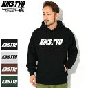 キックス ティー・ワイ・オー KIKS TYO パーカー プルオーバー メンズ ロゴ ( Kiks Tyo Logo Pullover Hoodie フード フーディ スウェット Pull Over Hoody Parker トップス KIKSTYO kiks・tyo キックスティーワイオー KT2309C-01 )