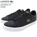 ラコステ LACOSTE スニーカー メンズ 男性用 レロンド セット 125 2 CMA Black/White ( lacoste 49CMA0036-312 LEROND SET 125 2 CMA ブラック 黒 SNEAKER MENS・靴 シューズ SHOES ) ice field icefield