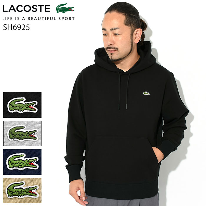 饳 LACOSTE ѡ ץ륪С  SH6925 ( lacoste SH6925 Pullover Hoodie ա աǥ å Pull Over Hoody Parker ȥåץ   SH6925-99 ) ice field icefield