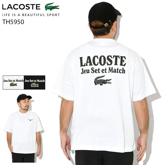 乐天商城 - ラコステ LACOSTE Tシャツ 半袖 メンズ TH5950 ( lacoste TH5950 S/S Tee ティーシャツ T-SHIRTS カットソー トップス TH5950-99 )[M便 1/1]