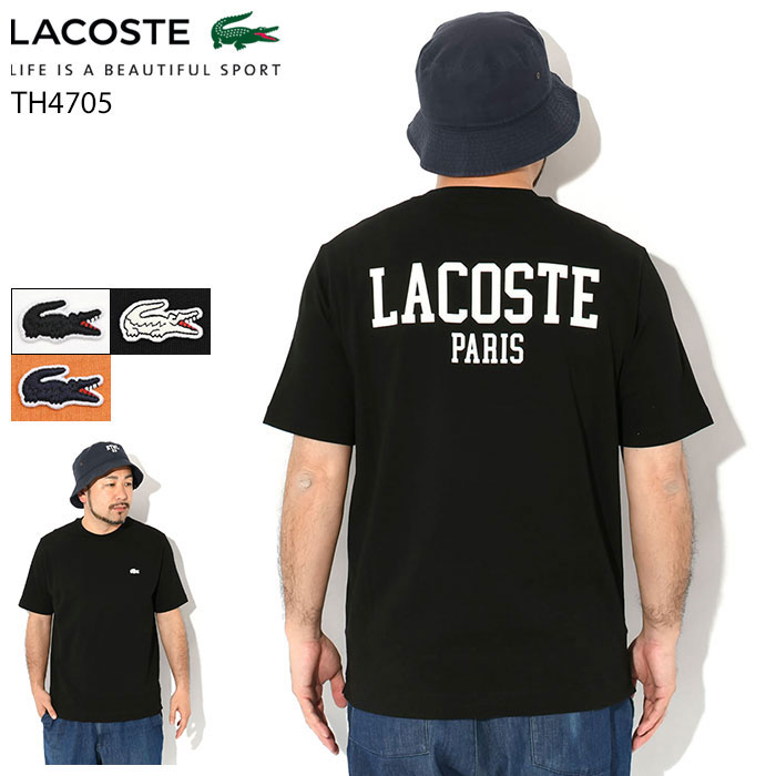 乐天商城 - ラコステ LACOSTE Tシャツ 半袖 メンズ TH4705 ( lacoste TH4705 S/S Tee ティーシャツ T-SHIRTS カットソー トップス TH4705-99 )[M便 1/1]
