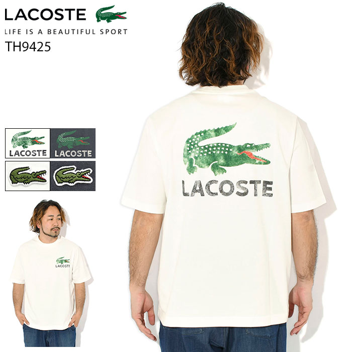 乐天商城 - ラコステ LACOSTE Tシャツ 半袖 メンズ TH9425 ( lacoste TH9425 S/S Tee ティーシャツ T-SHIRTS カットソー トップス TH9425-99 )[M便 1/1]