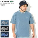 ラコステ LACOSTE カットソー 半袖 メンズ TH019J クルー ( lacoste TH019J S/S Crew 鹿の子 ピケ Tシャツ ティーシャ...