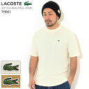 ラコステ トップス メンズ ラコステ LACOSTE Tシャツ 半袖 メンズ TH061ELクルーネック ( lacoste TH061EL Crew Neck S/S Tee ティーシャツ T-SHIRTS カットソー トップス )[M便 1/1] ice field icefield