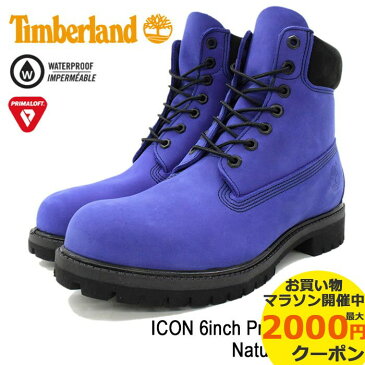 【日本正規品】ティンバーランド Timberland ブーツ メンズ 男性用 アイコン 6インチ プレミアム Natural Pullman(timberland A1M64 ICON 6inch Premium Boot ブルー 青 防水 男性 紳士用 MENS・靴 メンズ靴)