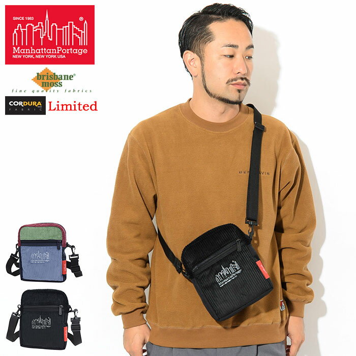 マンハッタンポーテージ Manhattan Portage ショルダーバッグ ブリスベン モス ファブリック シティー ライト バッグ ( manhattan portage Brisbane Moss Fabric City Light Bag MP1403PLBRISBANE メンズ レディース ユニセックス 男女兼用 )