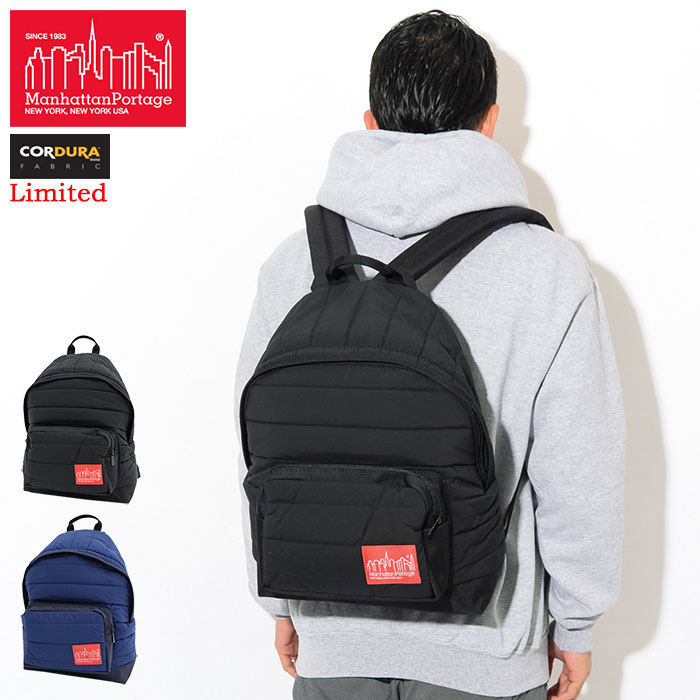 【ポイント10倍】マンハッタンポーテージ Manhattan Portage リュック 19FW キルティング ファブリック ビッグアップル バックパック 限定 ( 19FW Quilting Fabric Big Apple Backpack MP1209QLT19 Bag バッグ メンズ レディース ユニセックス 男女兼用 )