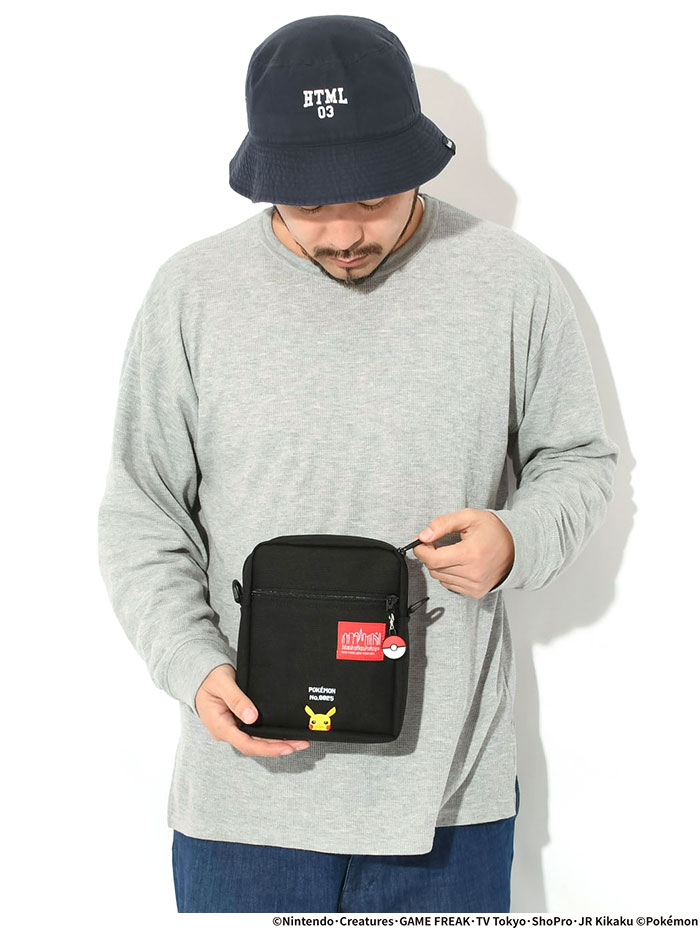 【ポイント10倍】マンハッタンポーテージ Manhattan Portage ショルダーバッグ ポケットモンスター シティー ライト バッグ Ver.2 ポケモン ピカチュウ 限定 ( City Light Bag Ver.2 Pok?mon Pikachu MP1403PL2BPPIKACHU ユニセックス )