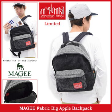 【ポイント10倍】マンハッタンポーテージ Manhattan Portage リュック マギー ファブリック ビッグアップル バックパック 限定(MAGEE Fabric Big Apple Backpack MP1209MAGEE デイパック バッグ Bag メンズ レディース ユニセックス 男女兼用)