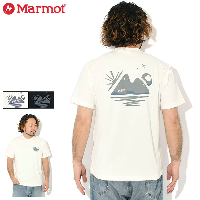 Rakuten - マーモット Marmot Tシャツ 半袖 メンズ カーム ( Marmot Calm S/S Tee 吸水 速乾 UVカット 抗菌防臭 ティーシャツ T-SHIRTS カットソー トップス アウトドア トレッキング 登山 MENS 男性用 MTSS26MST060 )[M便 1/1]