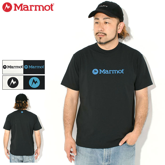 Rakuten - マーモット Marmot Tシャツ 半袖 メンズ マーモット ロゴ ( Marmot Marmot Logo S/S Tee 吸水 速乾 UVカット 抗菌防臭 ティーシャツ T-SHIRTS カットソー トップス アウトドア トレッキング 登山 MENS 男性用 MTSS26MST063 )[M便 1/1]