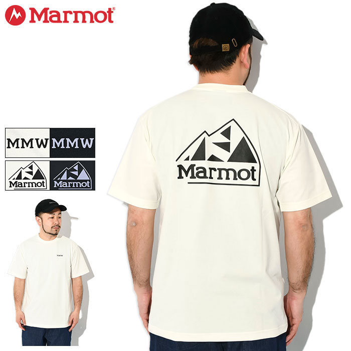 マーモット Marmot Tシャツ 半袖 メンズ ベーシック ロゴ ( Marmot Basic Logo S/S Tee ティーシャツ T-SHIRTS カットソー トップス アウトドア トレッキング 登山 MENS 男性用 TSSMC406 )[M便 1/1]