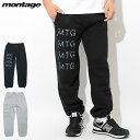 モンタージュ montage パンツ メンズ トラッシュ MTG ロゴ スウェットパンツ ( montage Trash MTG Logo Sweat Pant スエットパンツ ボトムス MT-P003 )