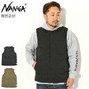 ナンガ NANGA ジャケット メンズ ヒノック リップストップ インナー ダウン ベスト ( Hinoc Ripstop Inner Down Vest 保温...