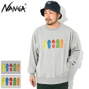 ナンガ NANGA トレーナー メンズ エコ ハイブリッド スリーピングバッグ プリント クルー スウェット ( NANGA ECO Hybrid SB PT ...