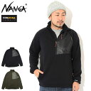 iK NANGA WPbg Y R[f t[X n[t Wbv ( NANGA Cordura Fleece Half Zip JKT t[XWPbg JACKET JAKET AE^[ Wp[Eu] Y jp )