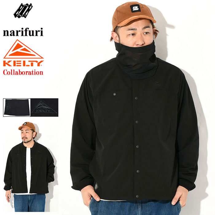 乐天商城 - ナリフリ narifuri ジャケット メンズ ケルティ ラッシュ コンフォート カーディガン コラボ ( narifuri×KELTY Rush Comfort Cardigan JKT JACKET JAKET アウター メンズ 男性用 自転車 サイクル NFKL-03 ) ice field icefield